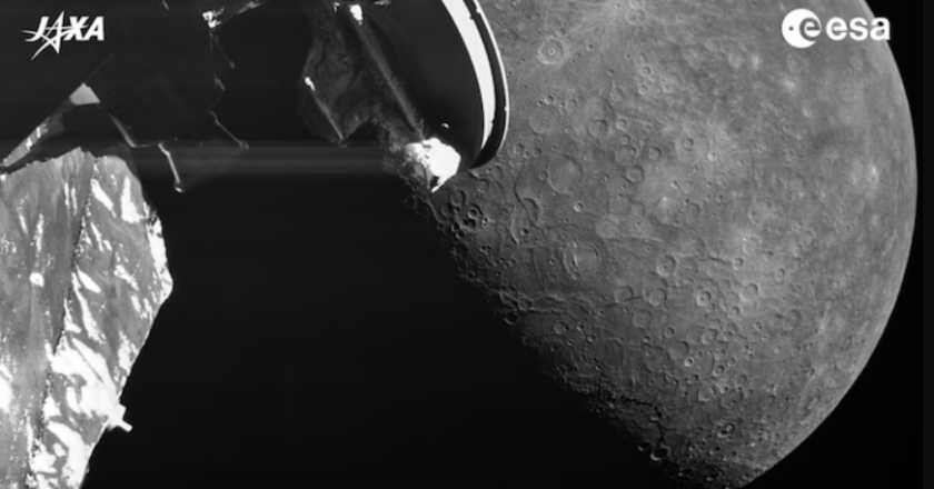 The newest BepiColombo images show Mercury bruised 2023